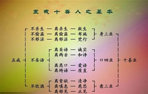 佛教禁忌|五戒（宗教中五条戒律或行为准则）